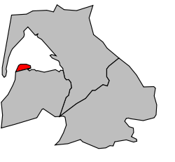 Kanton na mapě arrondissementu Arcachon