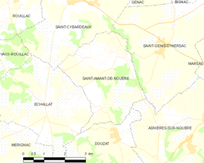 Poziția localității Saint-Amant-de-Nouère