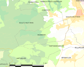 Poziția localității Wuenheim