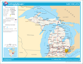 Map of Michigan