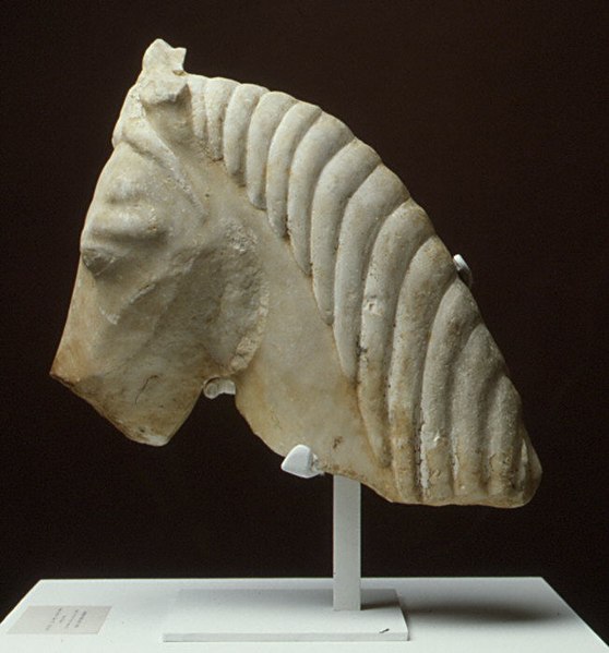 File:Marble head of a horse MET GR154.jpg