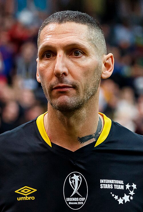 Materazzi before a Legends Cup match in 2020