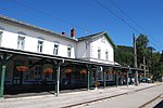 Reception building of the Mariazell train station