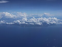 Marinduque island from air