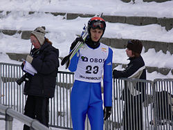 Martin Mesík během závodu světového poháru v Oslu roku 2006