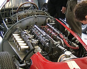 straight 6 Maserati 250 F