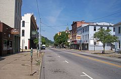 Main Street in McConnelsville in 2007