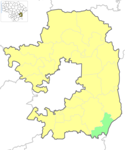 Location of Medininkai Eldership