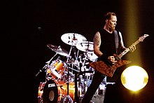 Metallica performing live "Of Wolf and Man" at O2 Arena, London in 2008 Metallica Of Wolf and Man.jpg