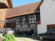 Metzingen, Nürtinger Straße 11-3, barn with hop kiln (02) .jpg