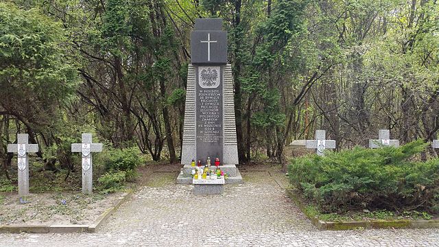 Cemetery of Polish soldiers killed during the German invasion of Poland in September 1939