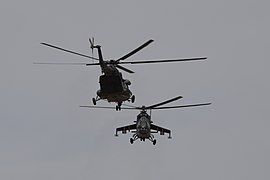 Mil Mi-24P Hind & Mi-171Sh Hip 5D4 8862 (52256881615).jpg