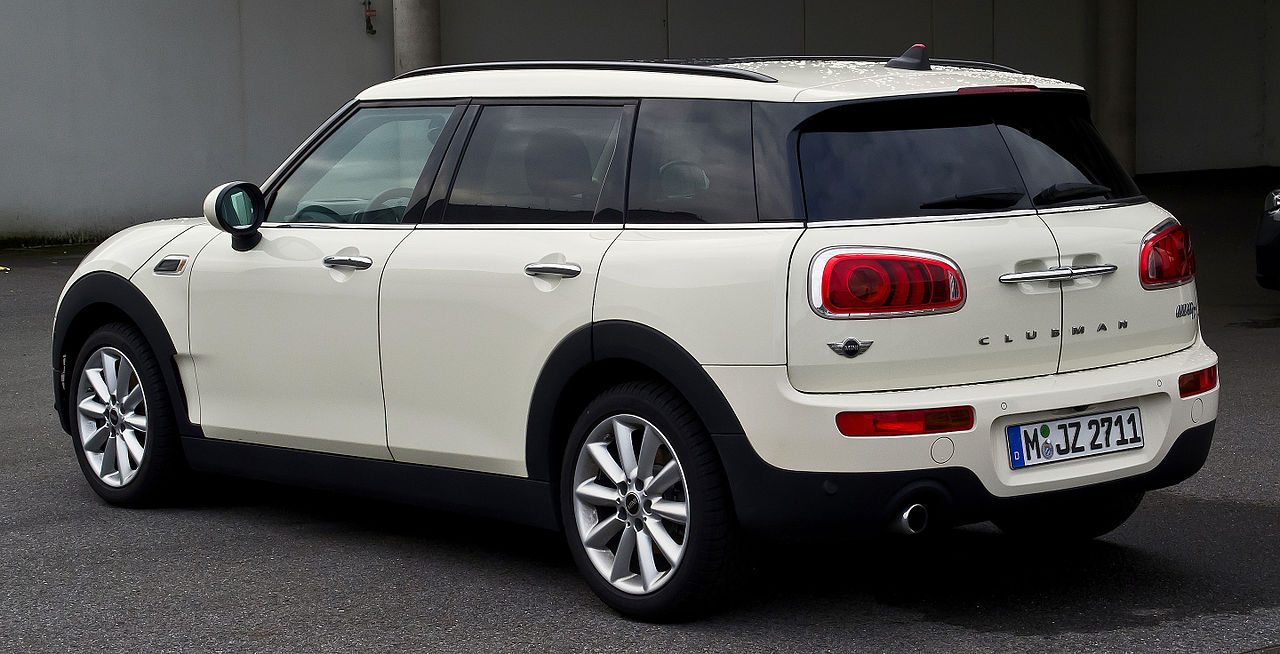 Image of Mini Cooper D Clubman (F54) – Heckansicht, 6. März 2016, Düsseldorf