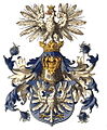 Umělecká podoba znaku Modenského vévodství heraldika H. G. Ströhla