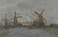 Windmills near Zaandam Molens bij Zaandam - s0503S2001 - Van Gogh Museum.jpg