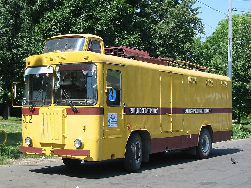 File:Moscow trolleybus 202 2006-07 KTG-1 overhead wire control 2.jpg