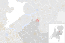 Locatie van de gemeente Hattem (gemeentegrenzen CBS 2016)