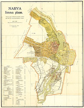 Narva linna plaan, 1929.jpg