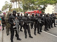 Navy PASKAL opearators on standby during 57th NDP