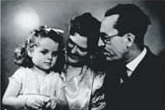 with Norah Purcell and daughter