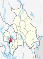 English: Location of en:Nesodden in Akershus County in Norway