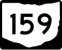 State Route 159 маркер
