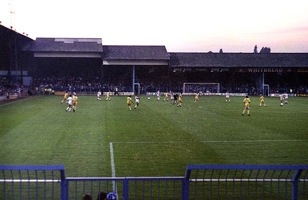 Kenilworth Road, Luton Town's ground, where Ramsey first played for Southampton in the wartime Football League South (1980)