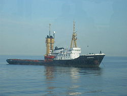 Salvage tug Oceanic off Norderney, 2005