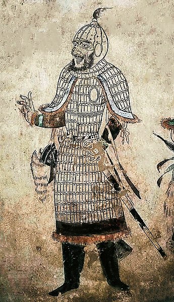 Tang dynasty officer of the Guard of Honour c. 644