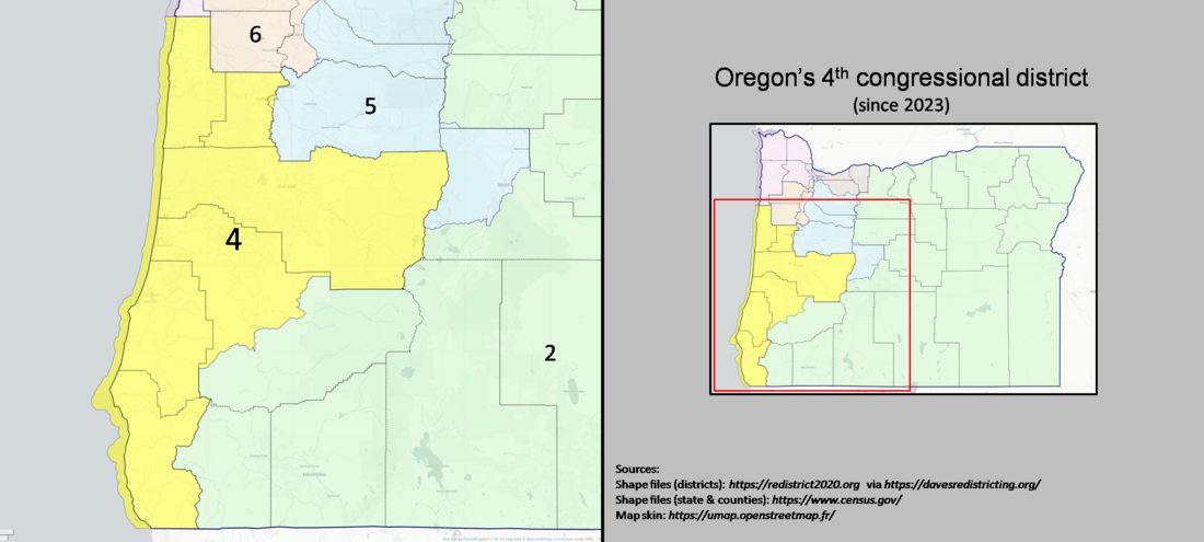 俄勒岡州第四國會選區