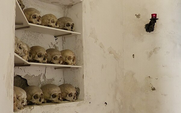 Ossuary at the St.Peter & Paul Church in Altdorf, Switzerland