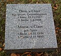 Grave of Otto and Maria von Claer