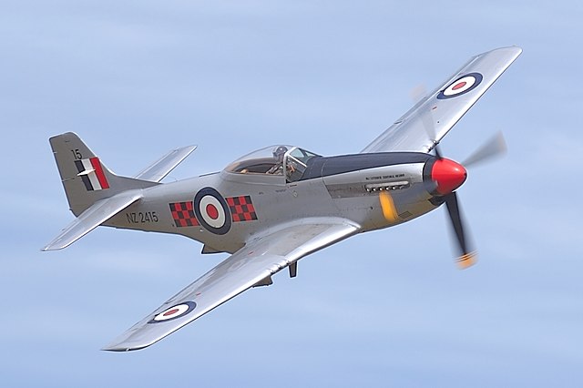 P-51D preserved in No. 3 (Canterbury) TAF colours