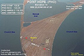 Suuntaa-antava kuva tuotteesta Point Hope Airport