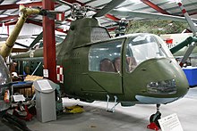 SM-2 in the Helicopter Museum,  Weston-super-Mare. Visible is a hatch in a nose.