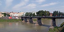 Panoramio - V&A Dudush - Пешеходный мост через реку Уж.jpg