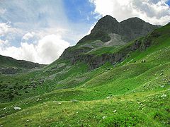 Mountains above Nòstra Siora, Montebiànco