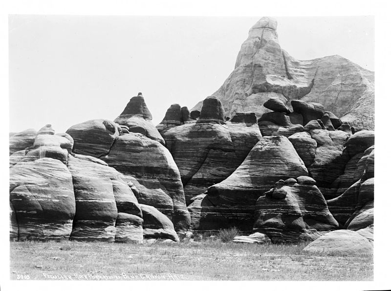 File:Peculiar rock formation in Blue Canyon, Arizona, 1900-1930 (CHS-3903).jpg