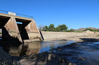 <span class="mw-page-title-main">Percha Diversion Dam</span> Dam in Sierra County, New Mexico