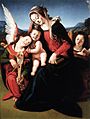 Piero di Cosimo, Madonna con il Bambino e due angeli, 1505-1510 circa