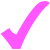 A pink check mark, because why not...
