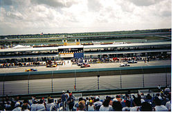 Pit Stops during the 2001 Florida Dodge Dealers 400k at the Homestead-Miami Speedway. Pit Stops at the 2001 Florida Dodge Dealers 400k.jpg