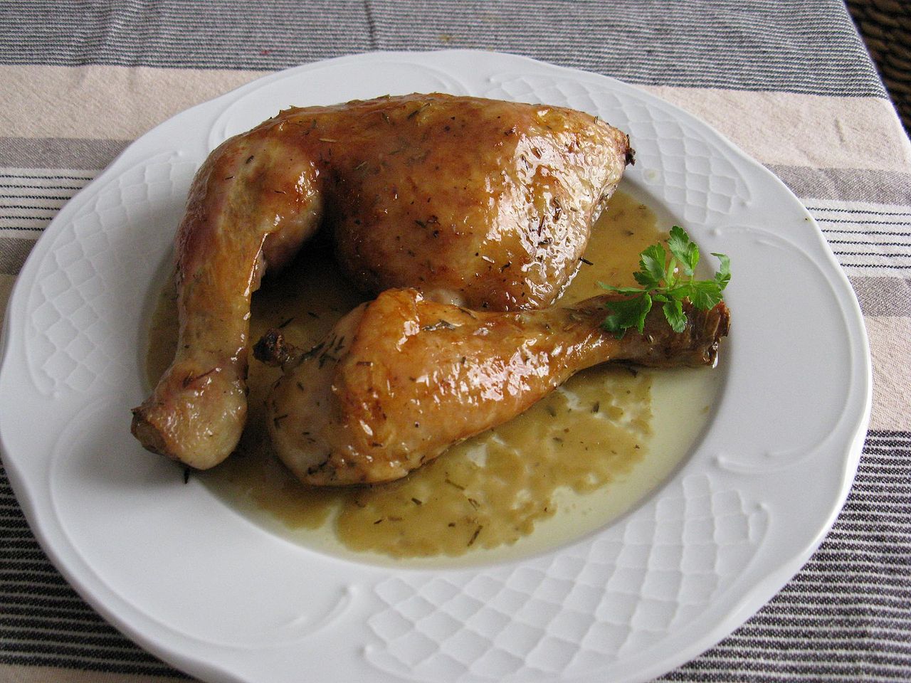 File:Prepared chicken in oven.jpg - Wikimedia Commons