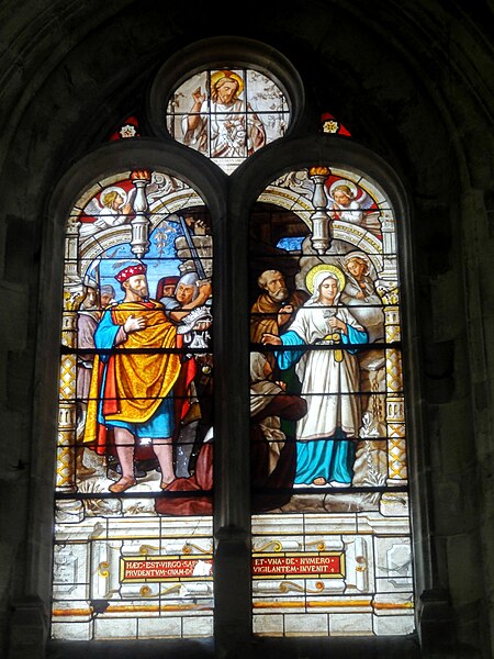 File:Pont-Sainte-Maxence (60), église Sainte-Maxence, vitrail n° 4 (chapelle Sainte-Maxence).JPG