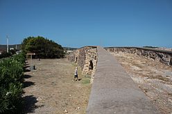 Vista longitudinal del puente.