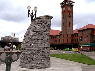 <i>Cairns</i> (sculpture) Sculpture in Portland, Oregon, U.S.