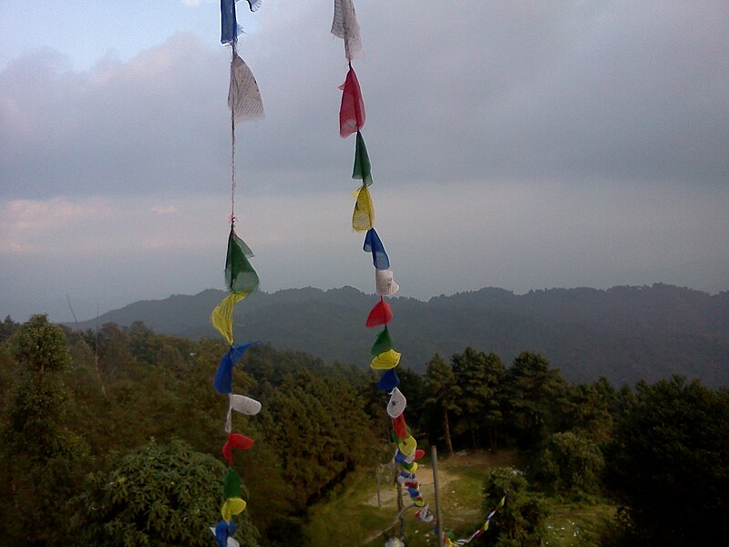 File:Prayer Flags, Nagarkot Nepal.jpg