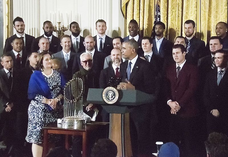 File:President Obama with the 2016 Chicago Cubs -- East Room White Office Washington (DC) January 16, 2017 DSC 0365 (31544028943).jpg