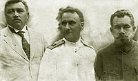 Слева направо: Н. Д. Меркулов, адмирал Старк, С. Д. Меркулов