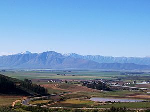 The R46 between Riebeek-Kasteel and Malmesbury R46 Riebeek Kasteel.jpg